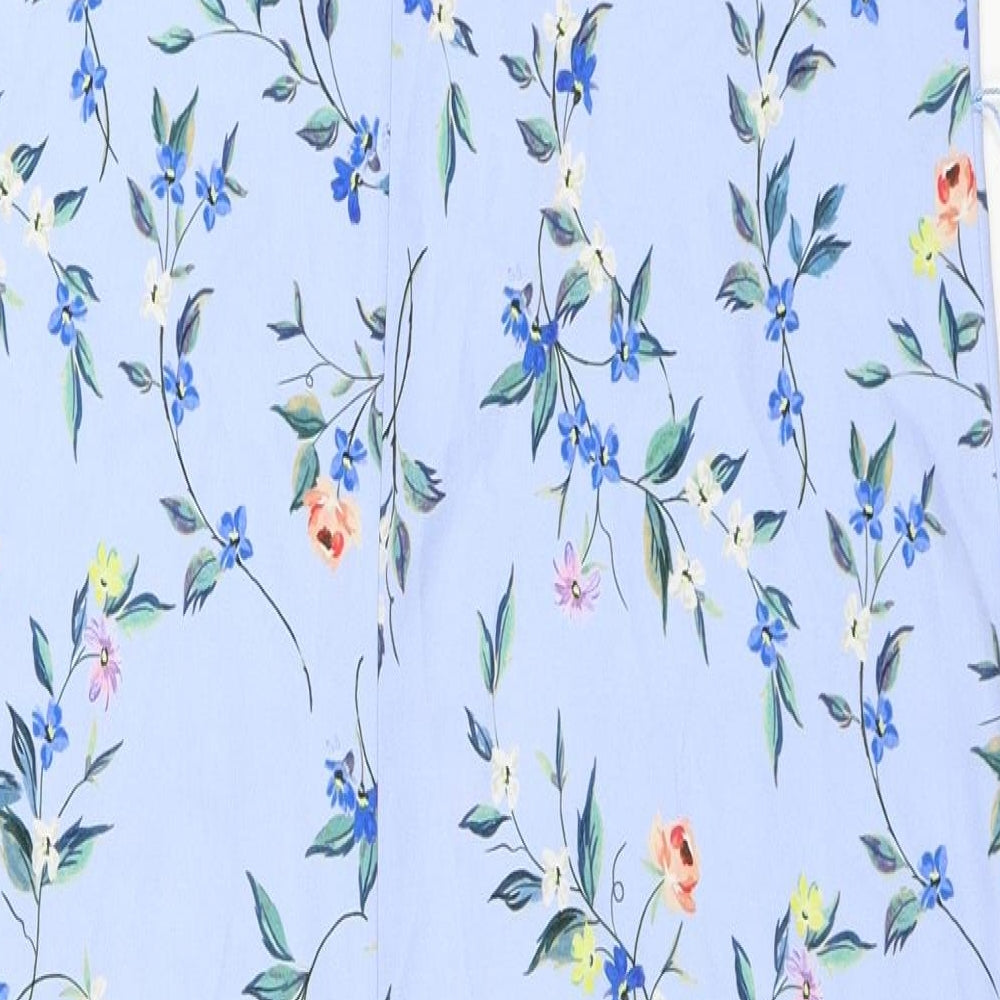 Edition Womens Blue Floral  Slip Dress  Size 10