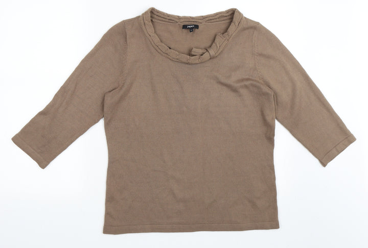 Papaya Womens Brown   Pullover Jumper Size 14