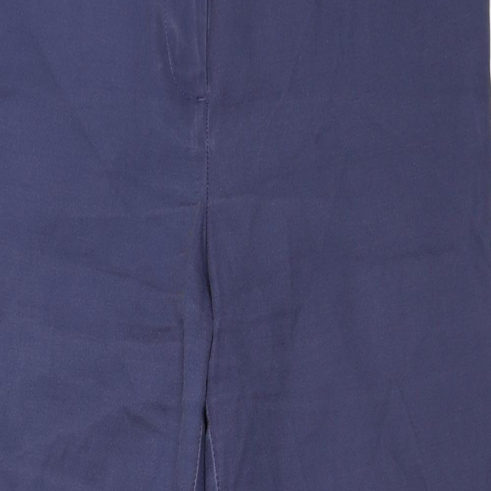 NEXT Womens Blue   Chino Trousers Size 12 L25 in