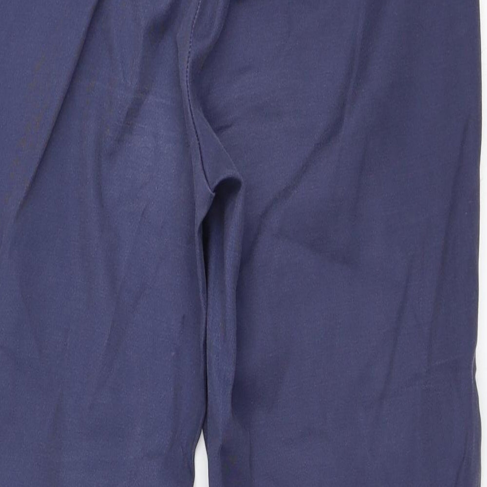 NEXT Womens Blue   Chino Trousers Size 12 L25 in