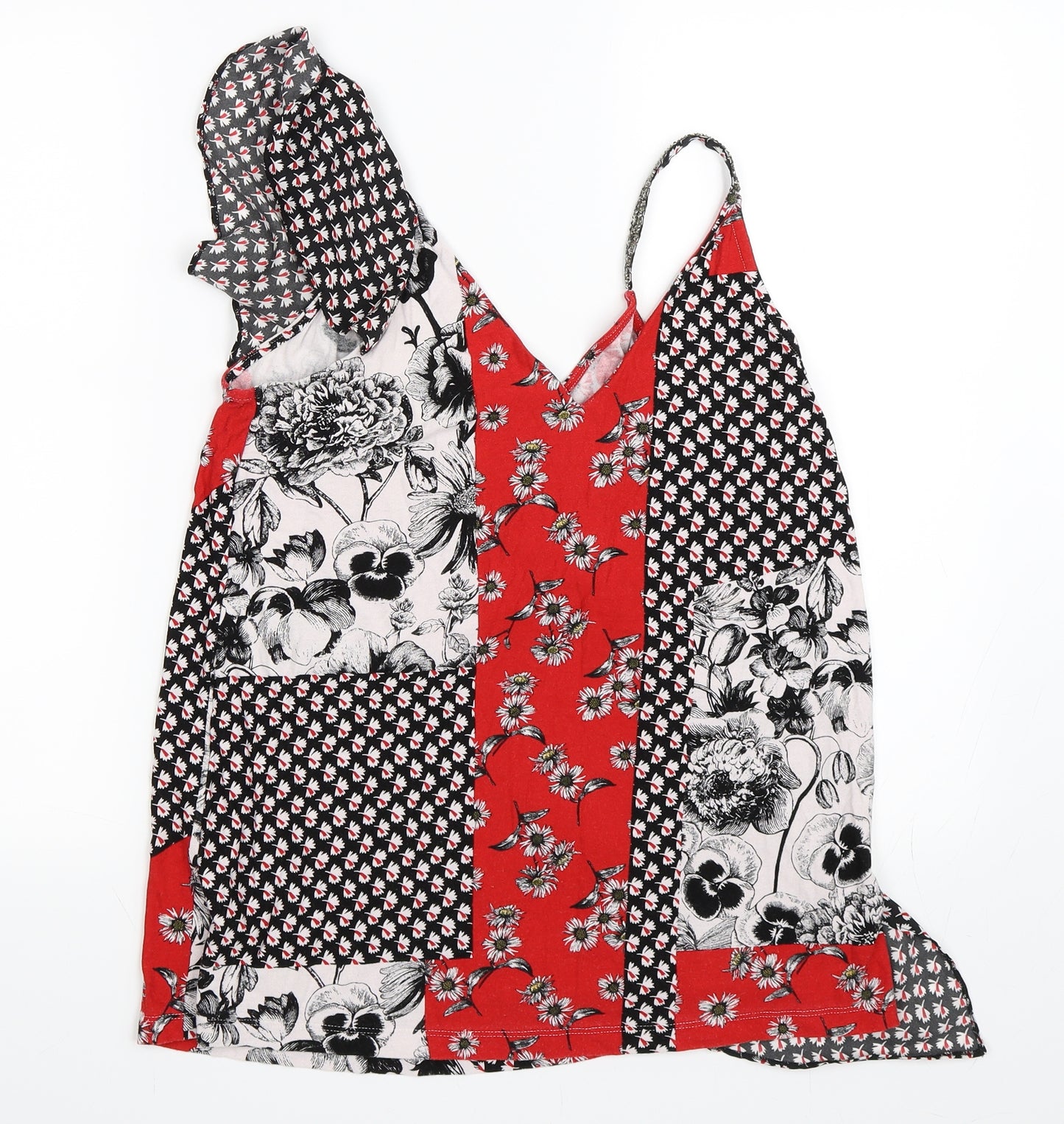 NEXT Womens Red Geometric  Camisole Blouse Size 10