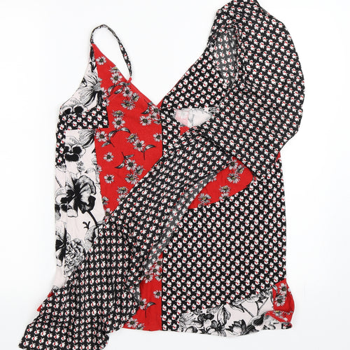 NEXT Womens Red Geometric  Camisole Blouse Size 10