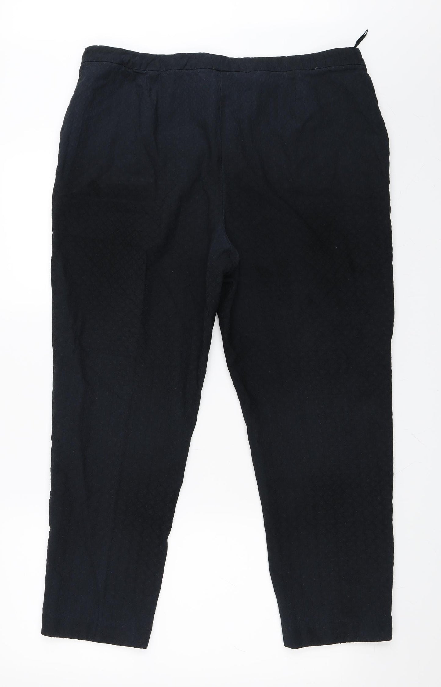 Marks and Spencer Womens Black   Trousers  Size 18 L25 in