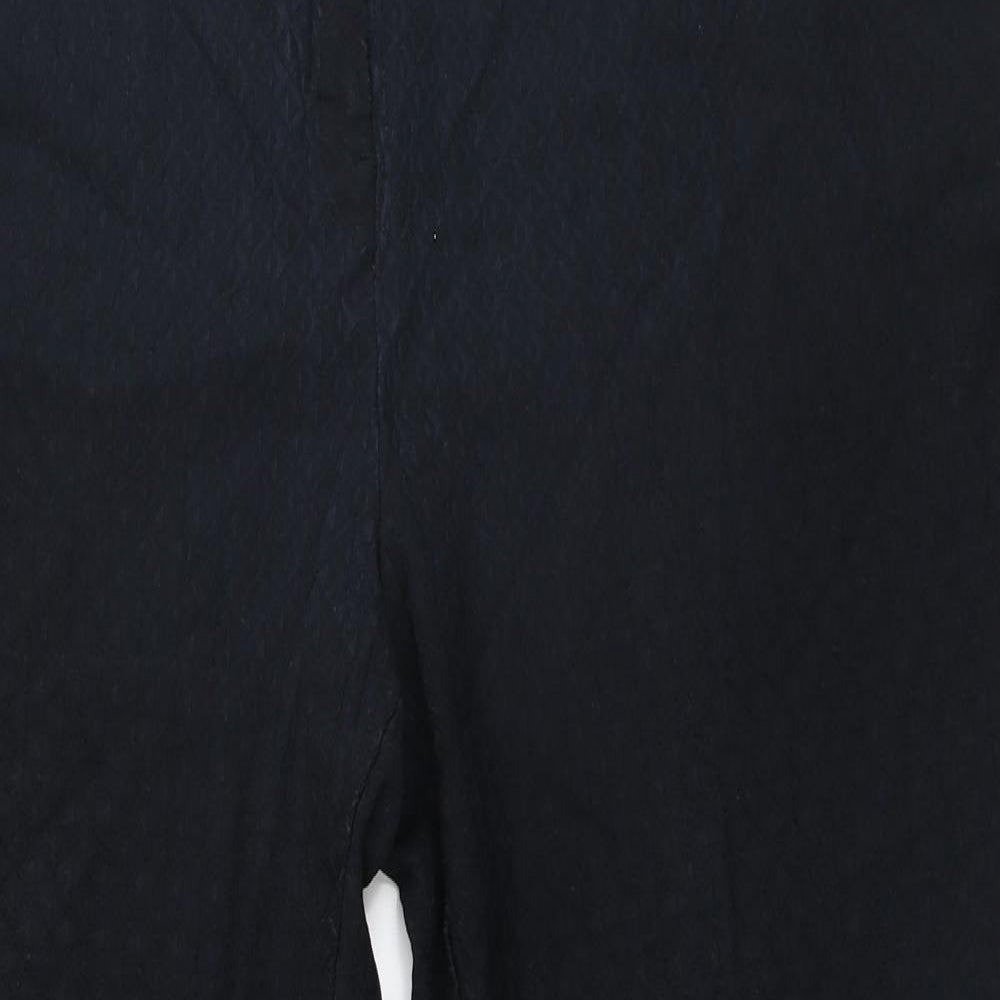 Marks and Spencer Womens Black   Trousers  Size 18 L25 in