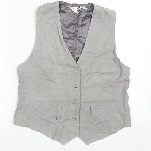 Jasmine and Bread Mens Grey   Jacket Suit Waistcoat One Size