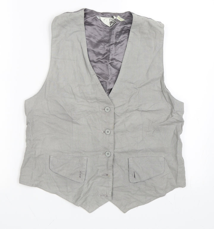 Jasmine and Bread Mens Grey Jacket Suit Waistcoat One Size