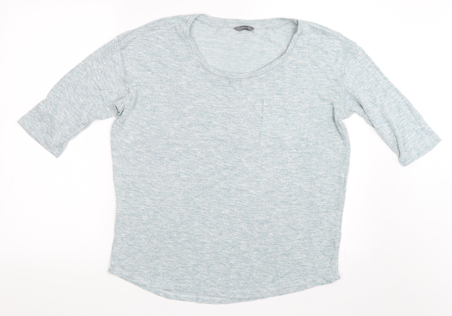 HEMA Womens Blue   Basic T-Shirt Size M