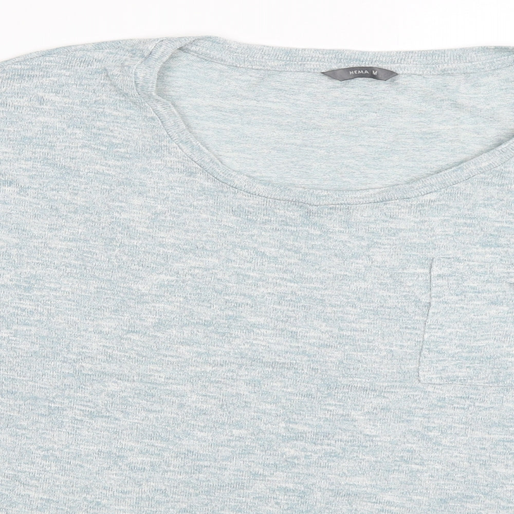 HEMA Womens Blue   Basic T-Shirt Size M