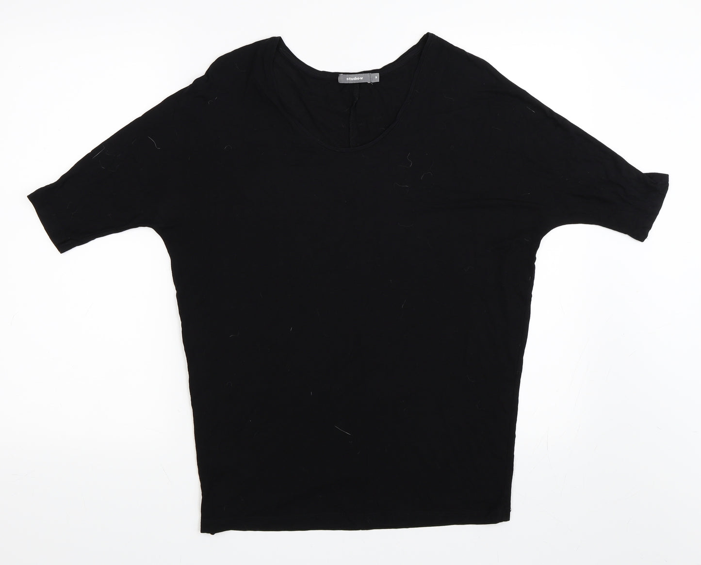 Studio W Womens Black   Basic T-Shirt Size S
