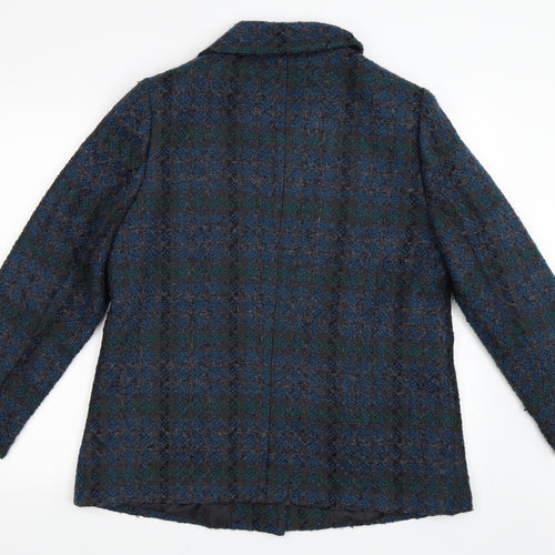 EWM Womens Blue   Overcoat Coat Size 14