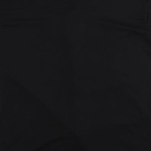Preworn Womens Black   Basic Button-Up Size XL