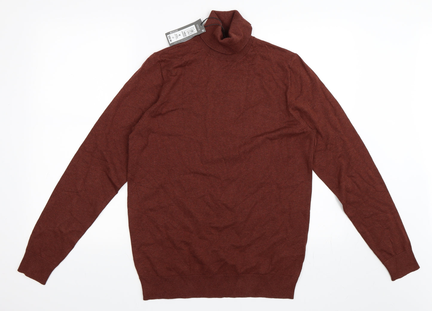 Marks and Spencer Mens Orange   Pullover Jumper Size M