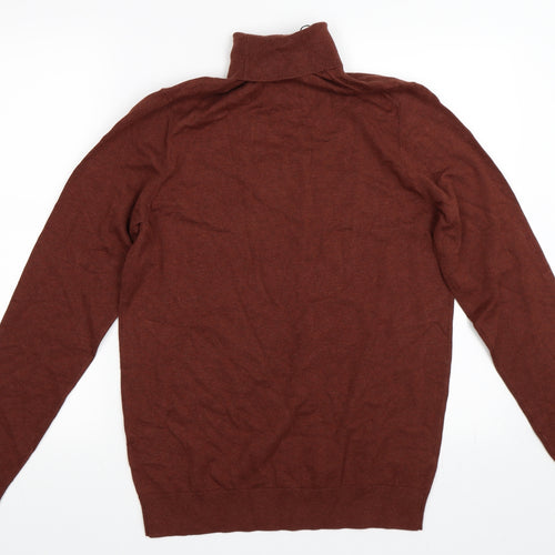 Marks and Spencer Mens Orange   Pullover Jumper Size M