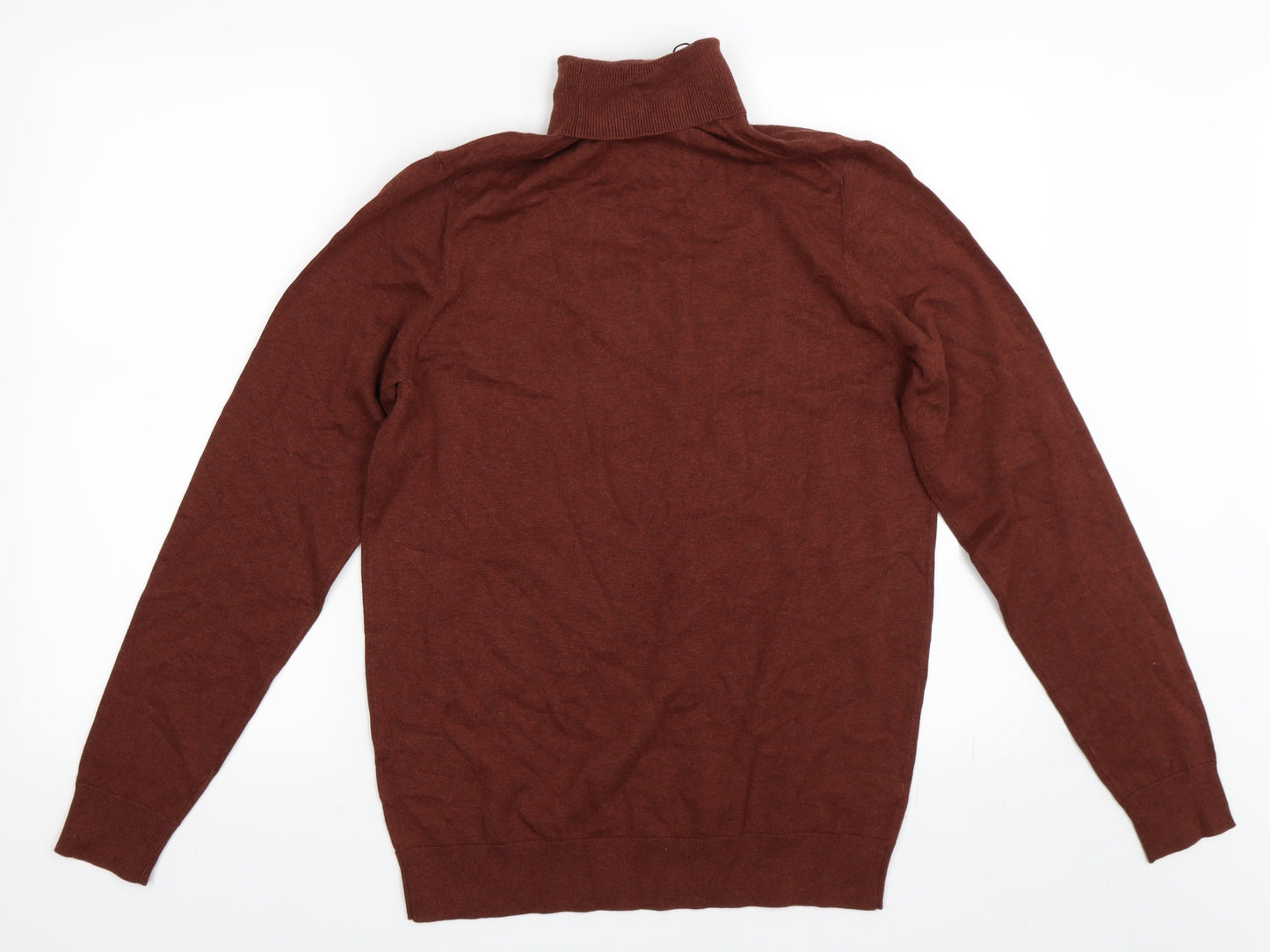 Marks and Spencer Mens Orange   Pullover Jumper Size M