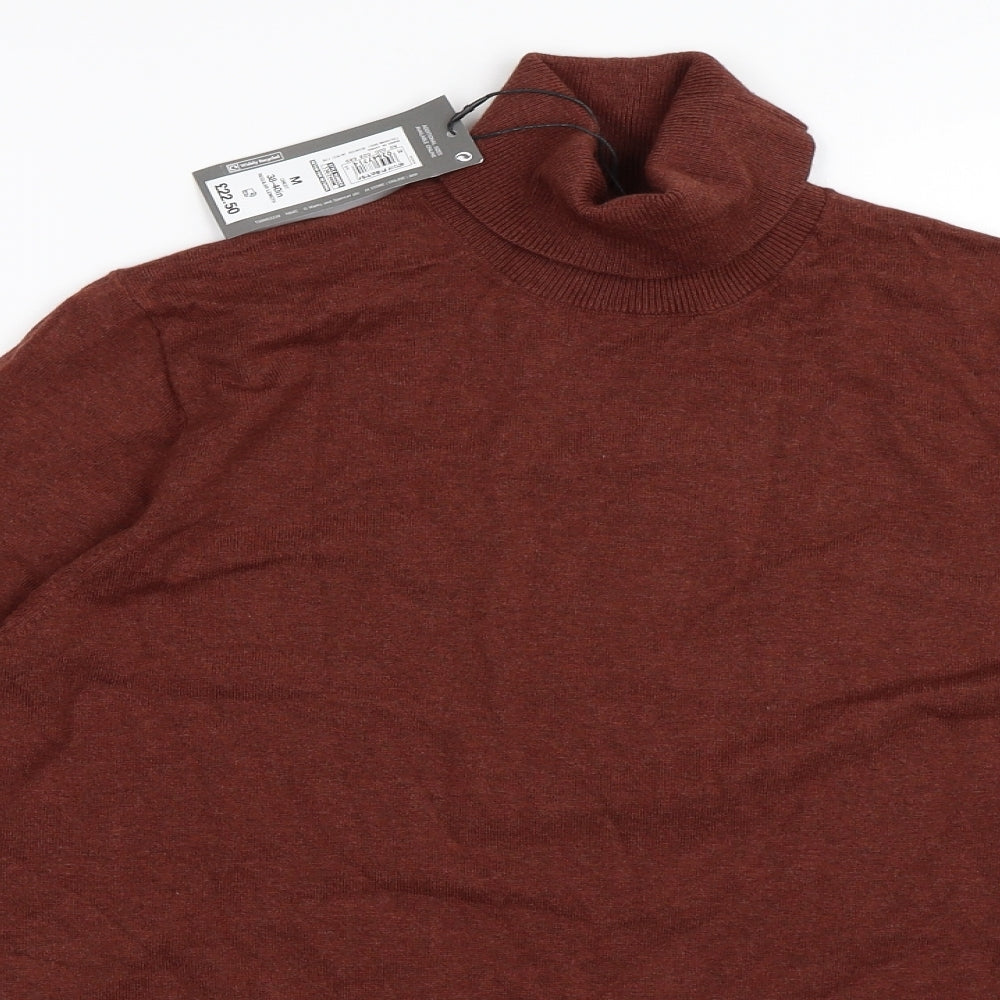 Marks and Spencer Mens Orange   Pullover Jumper Size M