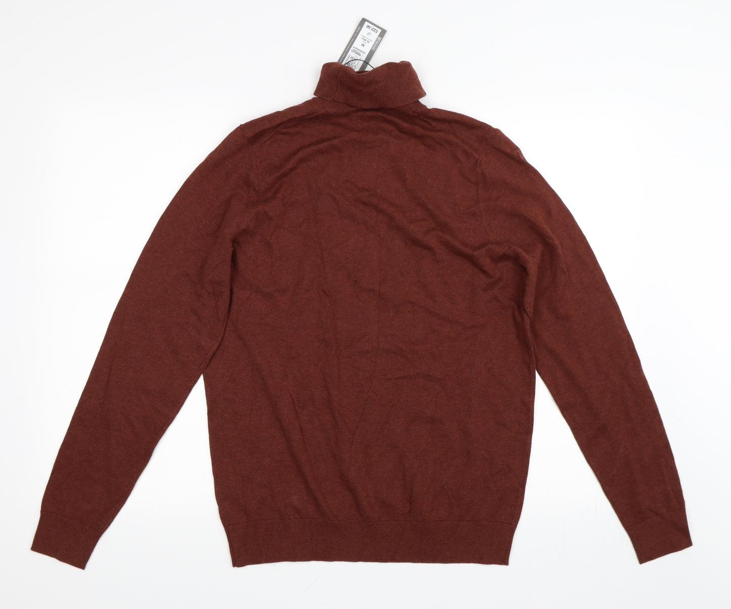 Marks and Spencer Mens Orange   Pullover Jumper Size M