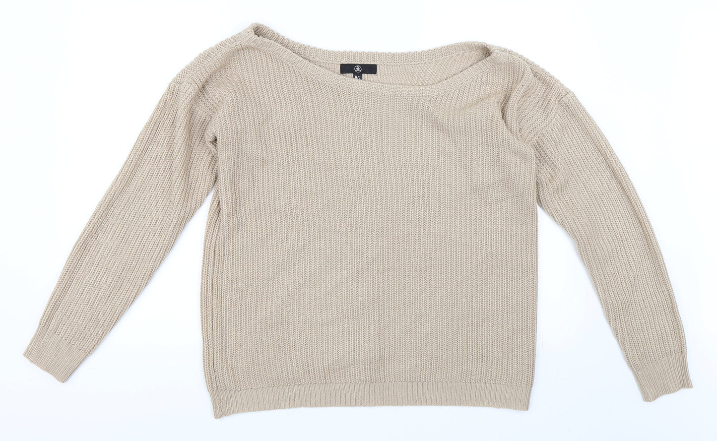 Missguided Womens Beige   Pullover Jumper Size M