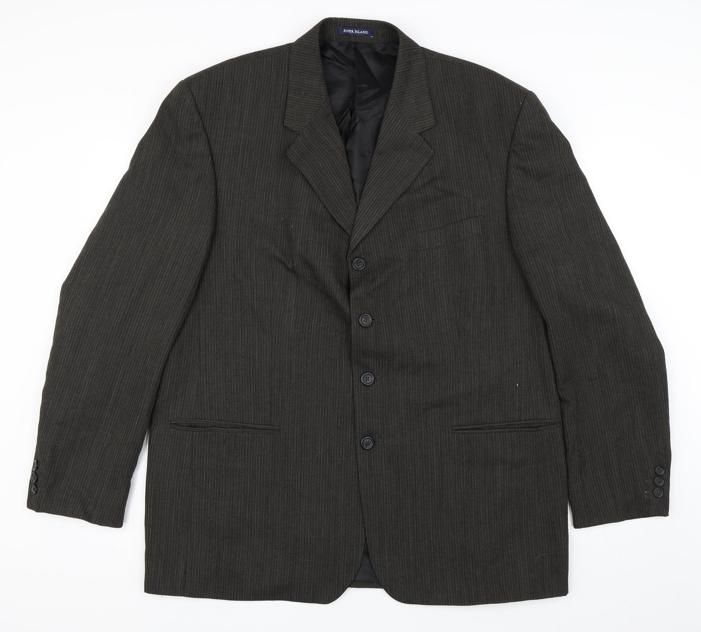 River Island Mens Grey   2 Piece Suit Size 34 L31 in