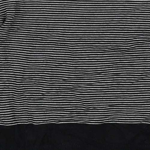 Primark Womens Black Striped  Pullover Jumper Size 12