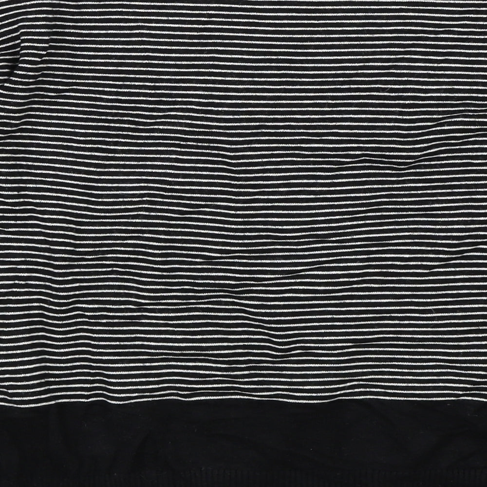 Primark Womens Black Striped  Pullover Jumper Size 12