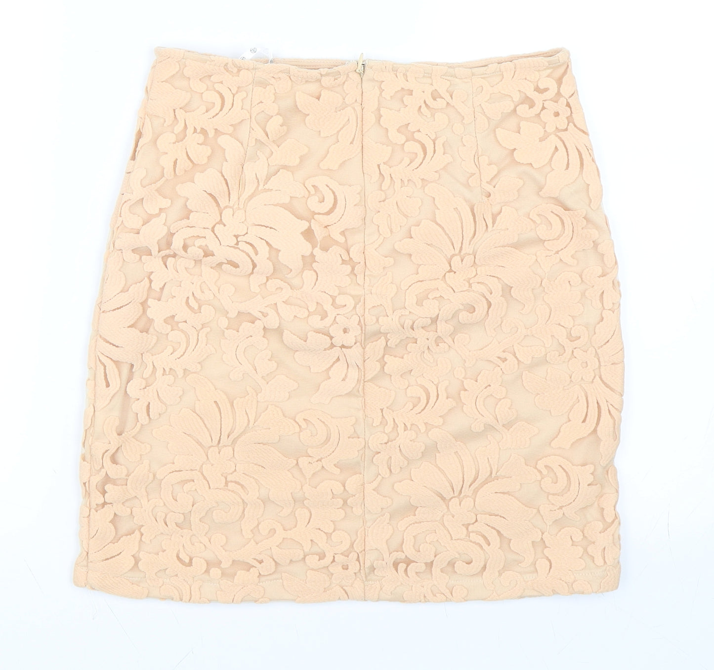 Missguided Womens Orange   Mini Skirt Size 10