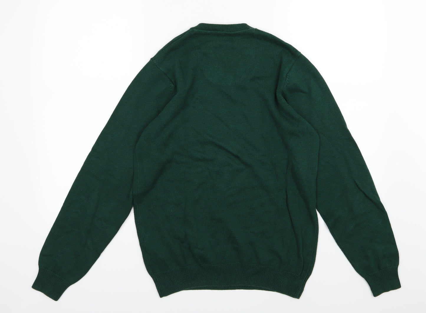 Blue Harbour Mens Green  Knit Pullover Jumper Size S