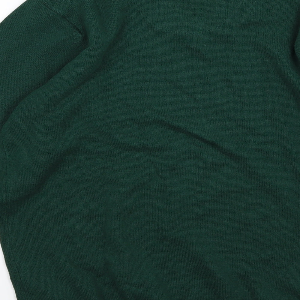 Blue Harbour Mens Green  Knit Pullover Jumper Size S