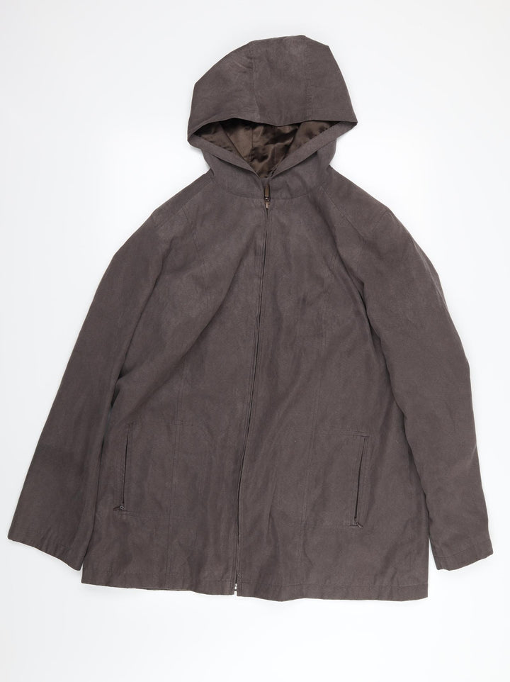 Bonmarché Womens Brown   Overcoat Coat Size M