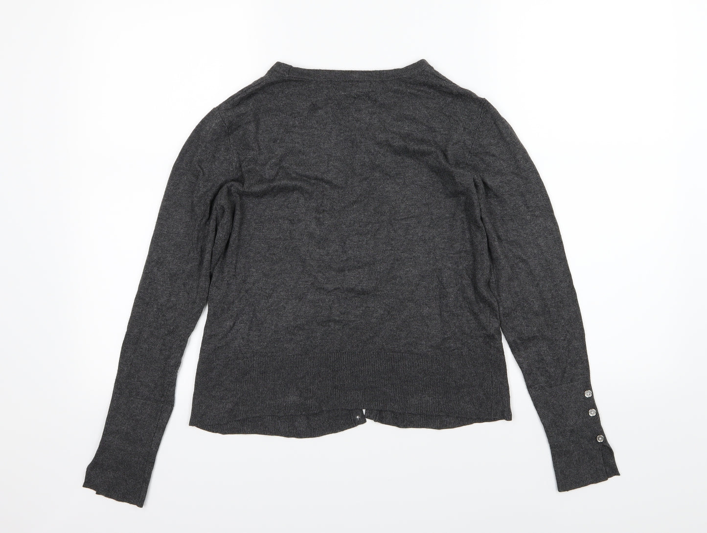 Primark Womens Gold  Knit Cardigan Jumper Size M