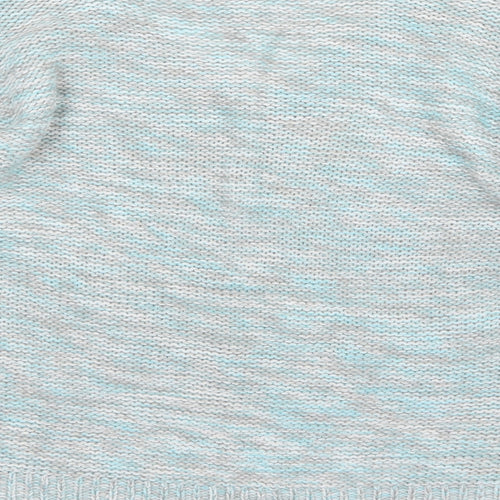 Papaya Womens Blue  Knit Pullover Jumper Size M