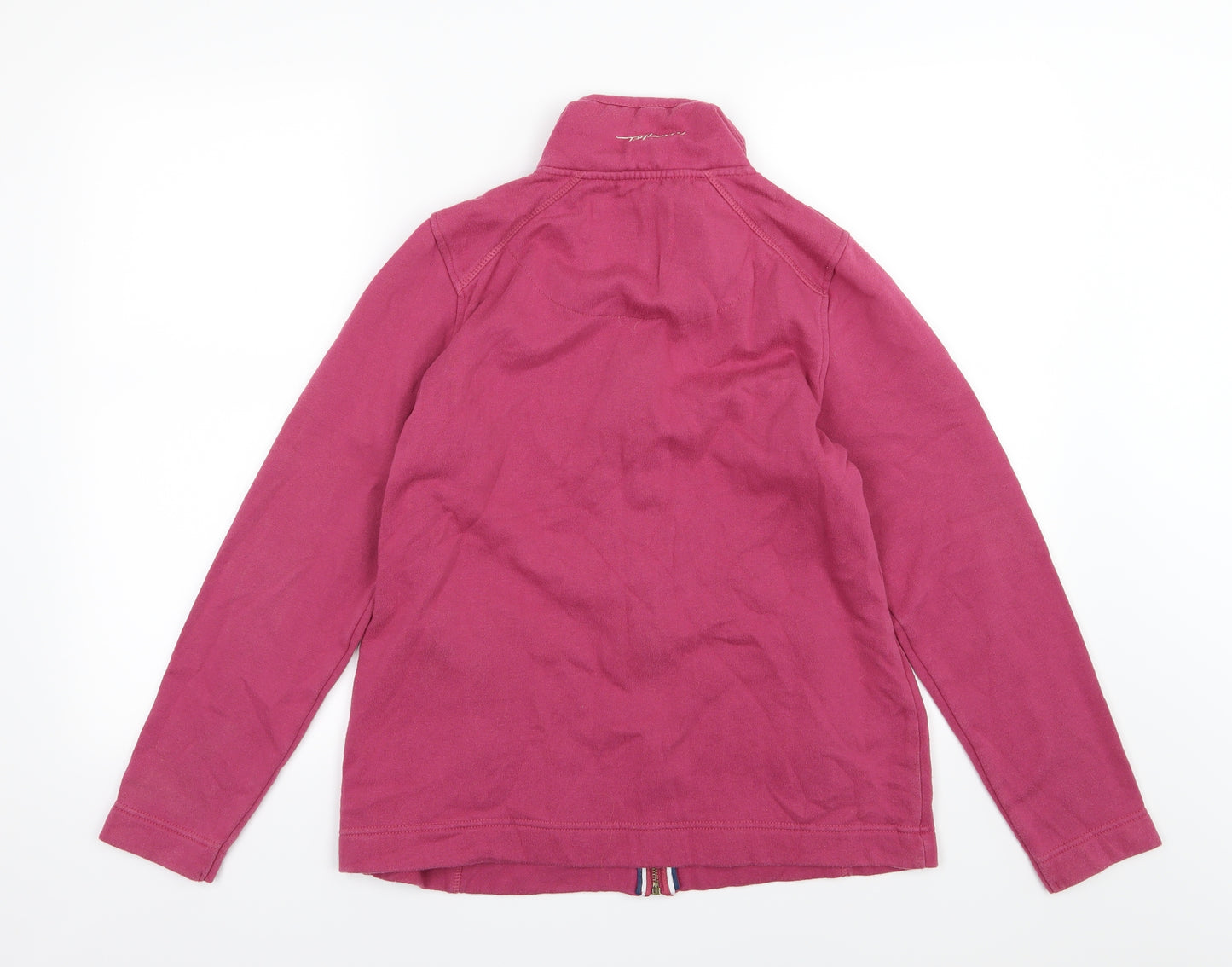 Tayberry Womens Pink  Jersey Full Zip Sweatshirt Size S