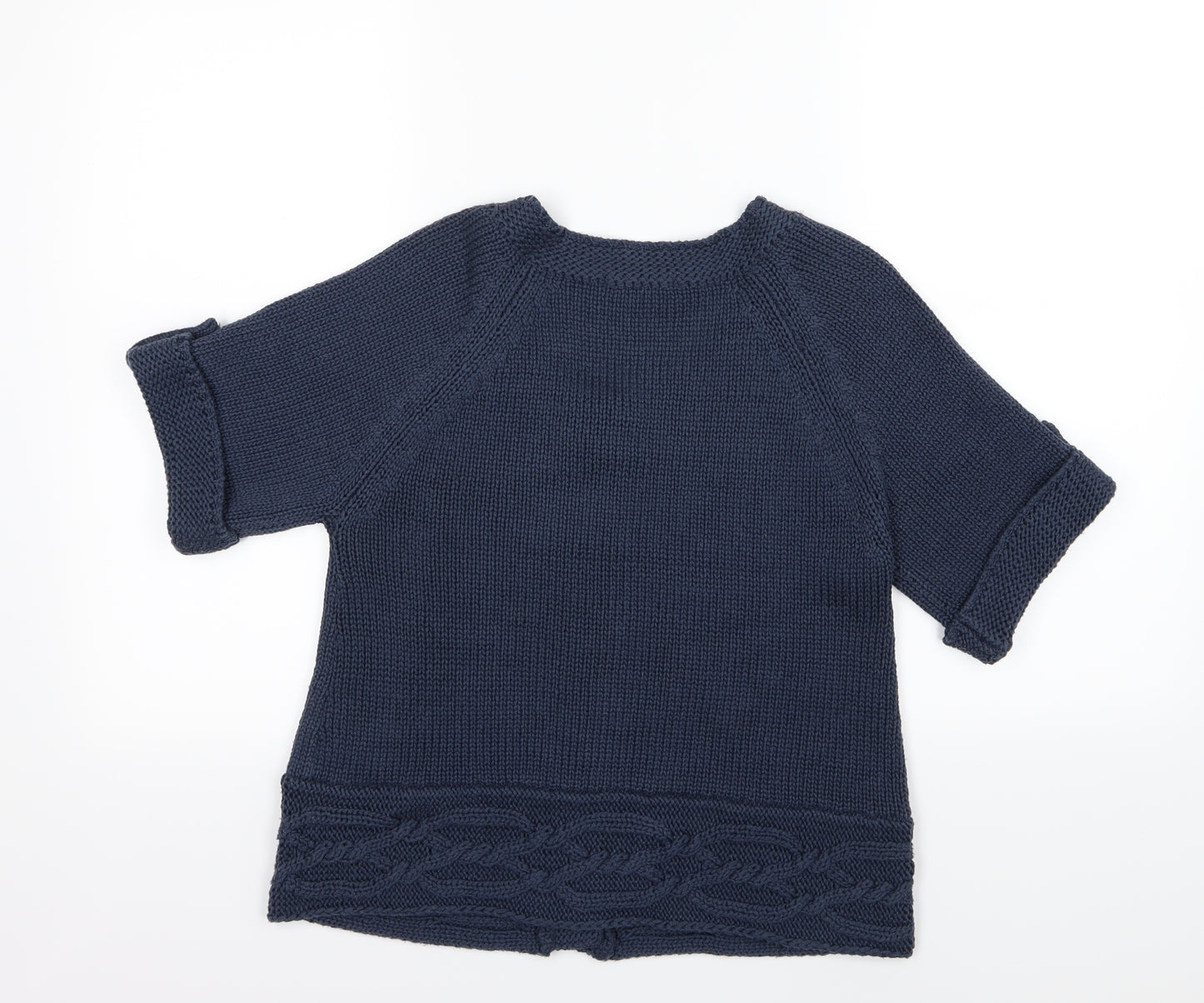 Marks and Spencer Womens Blue  Knit Cardigan Jumper Size 12
