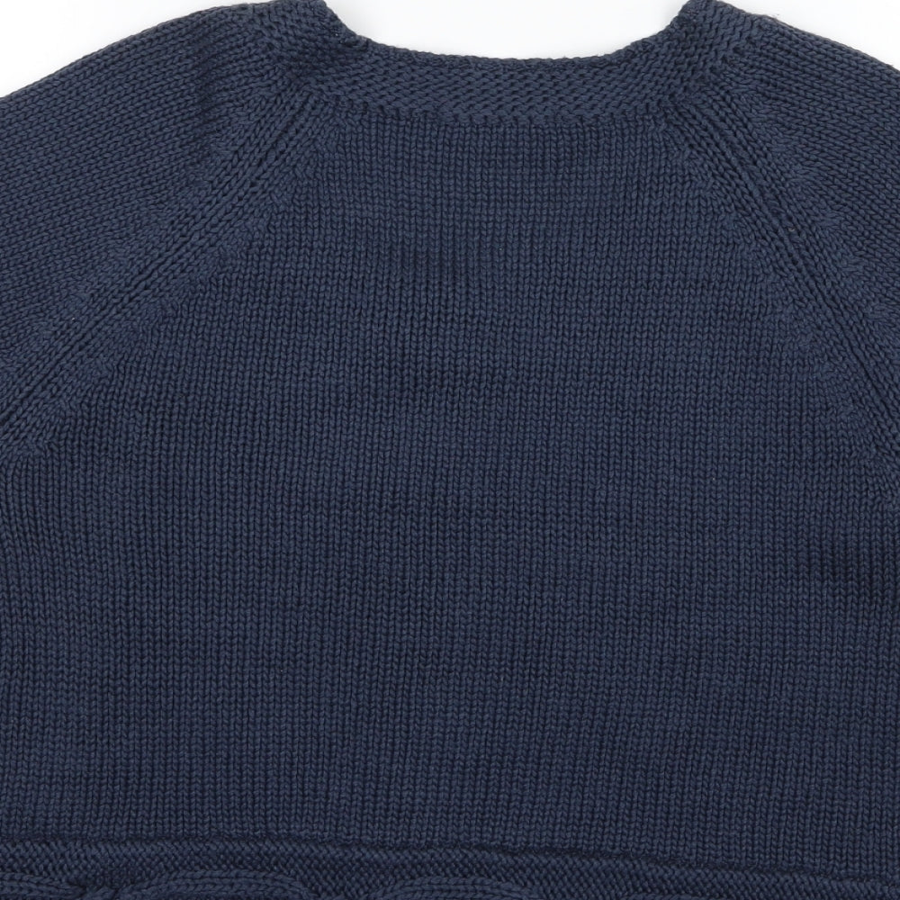 Marks and Spencer Womens Blue  Knit Cardigan Jumper Size 12