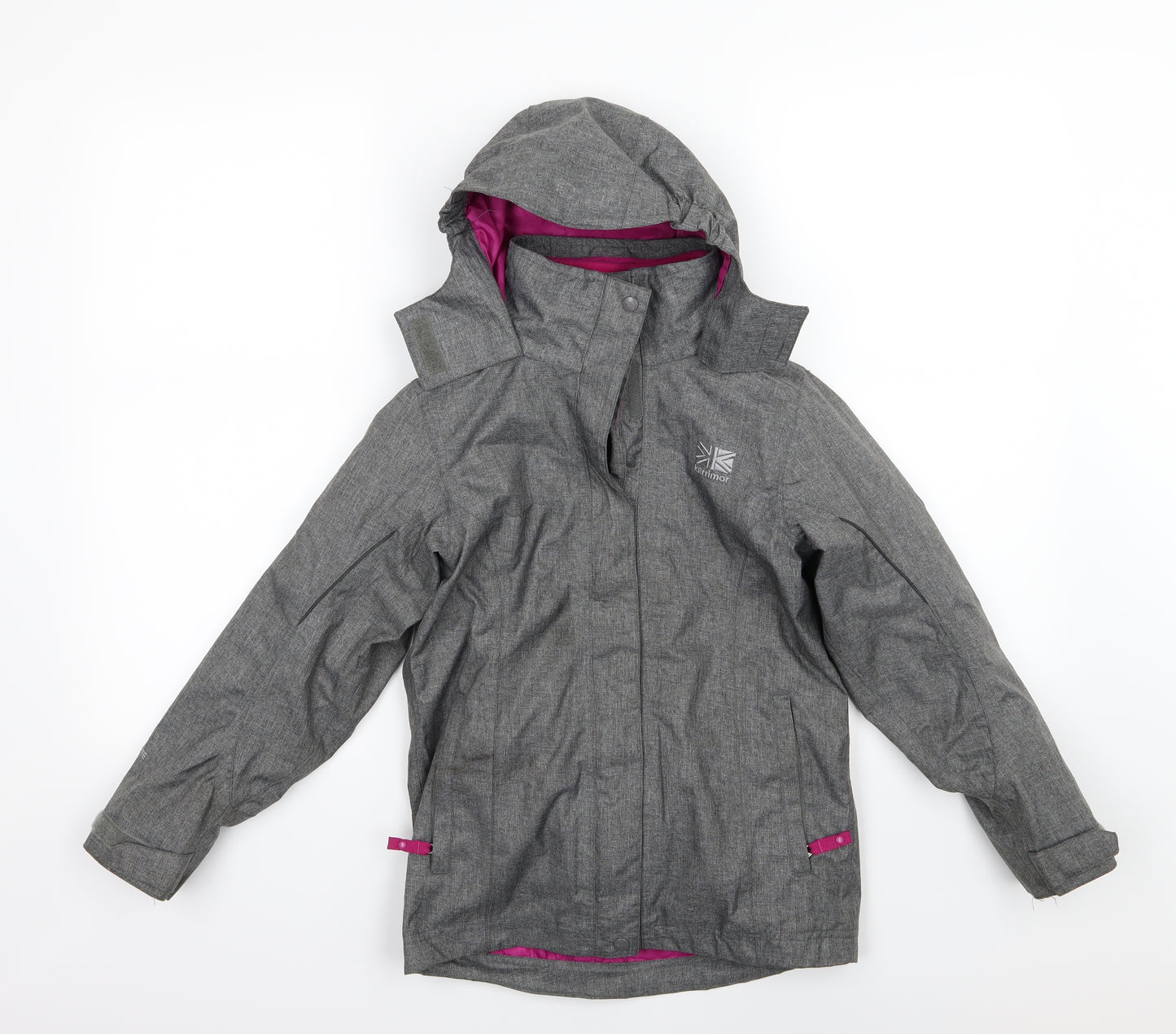 Karrimor Girls Grey   Basic Coat Coat Size 7-8 Years