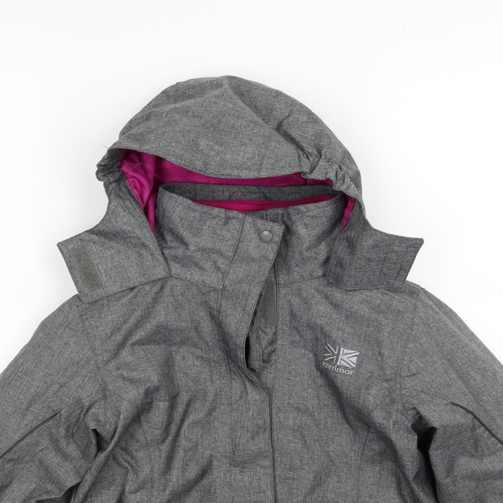 Karrimor Girls Grey   Basic Coat Coat Size 7-8 Years