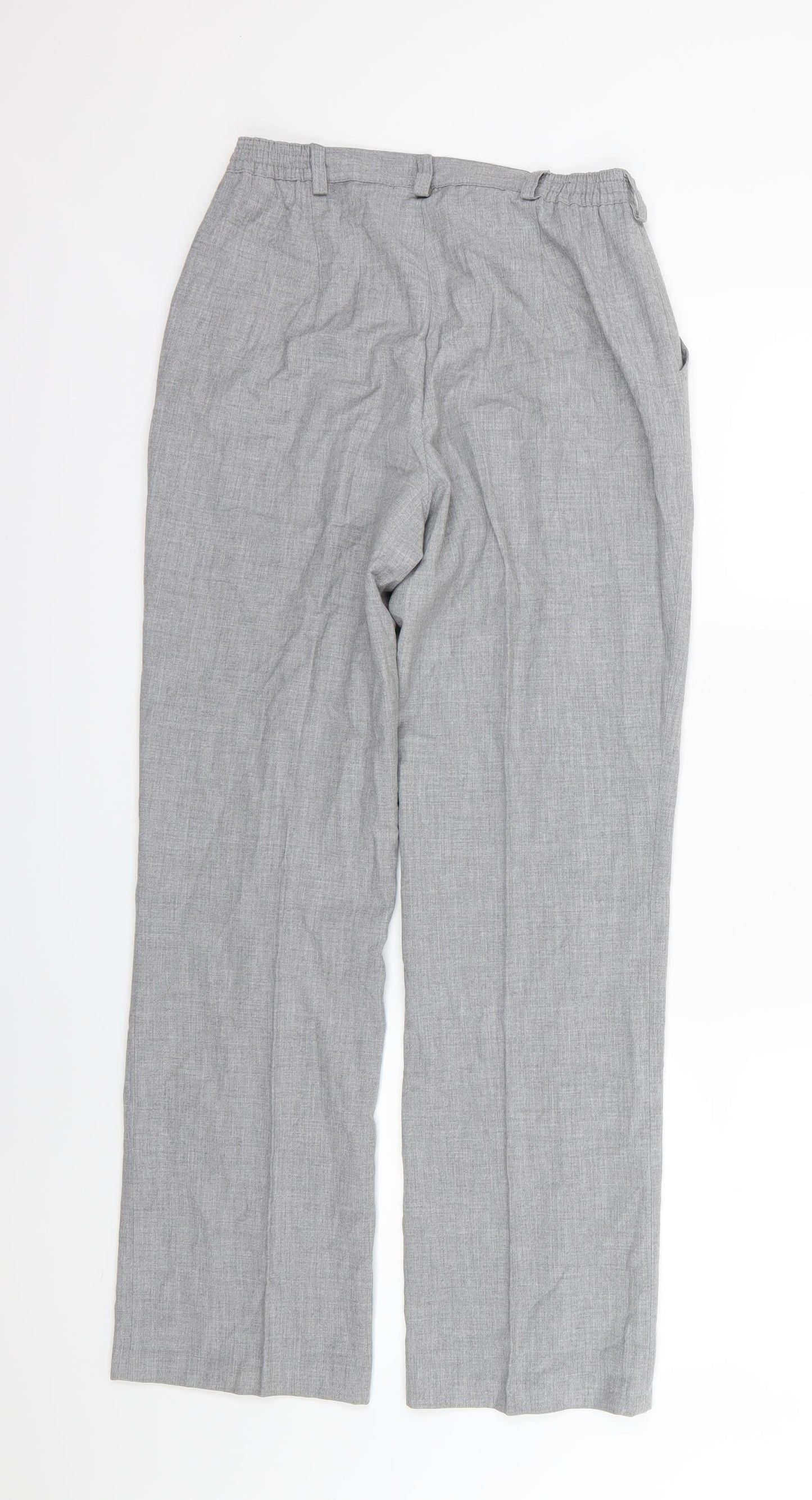 Blanchelle Womens Grey  Rayon Trousers  Size 10 L29 in
