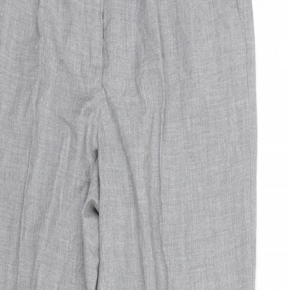 Blanchelle Womens Grey  Rayon Trousers  Size 10 L29 in