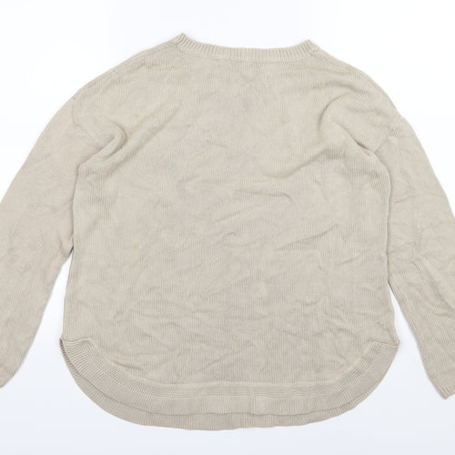Bonmarché Womens Beige  Knit Pullover Jumper Size M