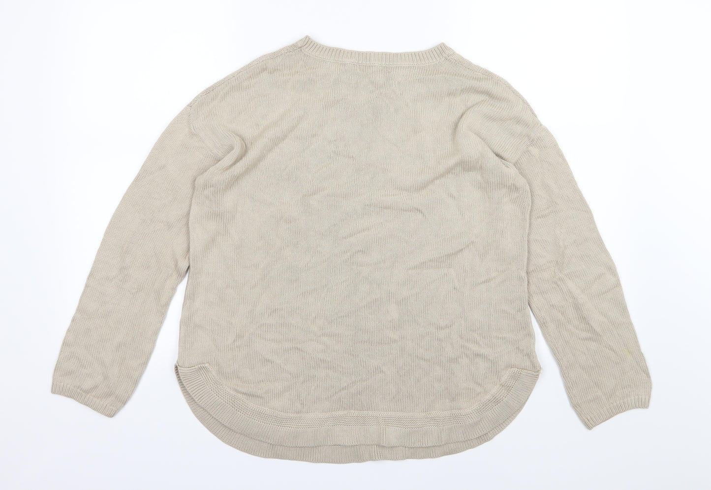 Bonmarché Womens Beige  Knit Pullover Jumper Size M