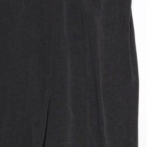 Ann Harvey Womens Grey  Rayon Trousers  Size 16 L30 in