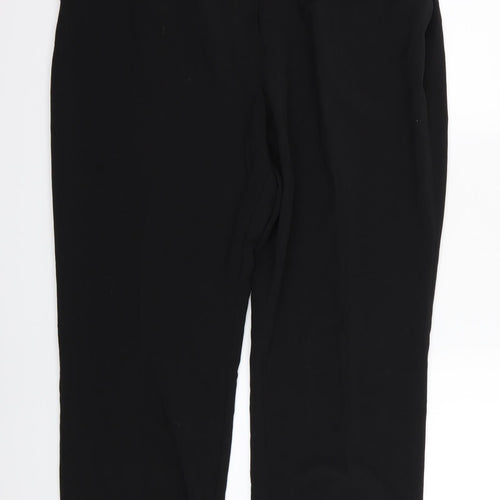 Essential Collection Womens Black  Rayon Trousers  Size 22 L27 in