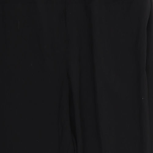 Essential Collection Womens Black  Rayon Trousers  Size 22 L27 in