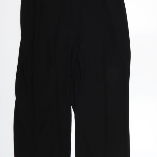 Louben Womens Black  Rayon Trousers  Size 40 in L28 in
