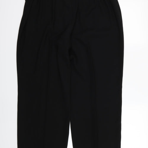 Louben Womens Black  Rayon Trousers  Size 40 in L28 in