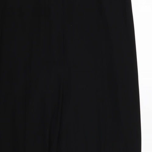 Louben Womens Black  Rayon Trousers  Size 40 in L28 in
