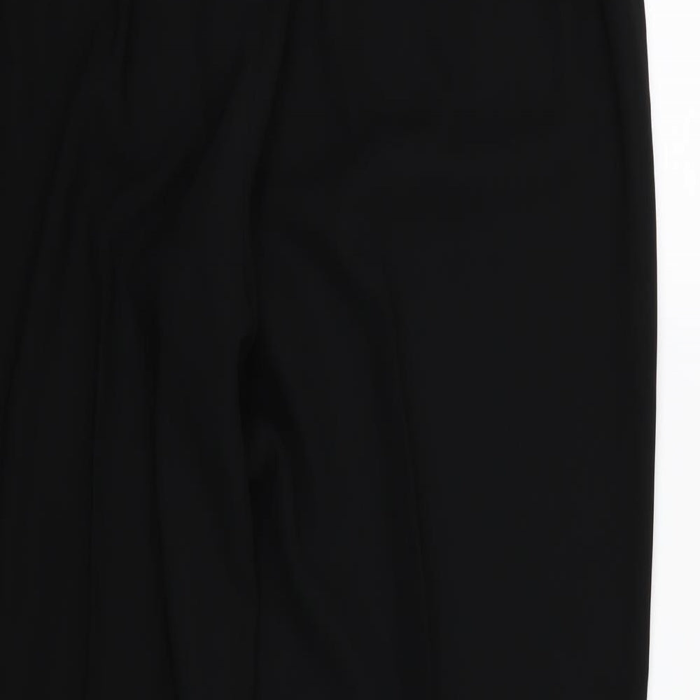 Louben Womens Black  Rayon Trousers  Size 40 in L28 in