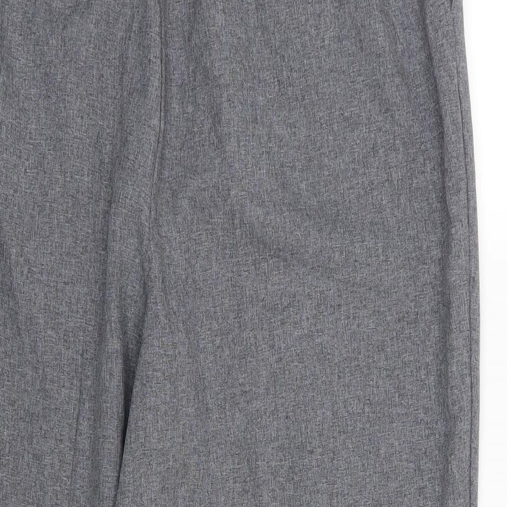 Bonmarché Womens Grey  Rayon Trousers  Size 18 L25 in