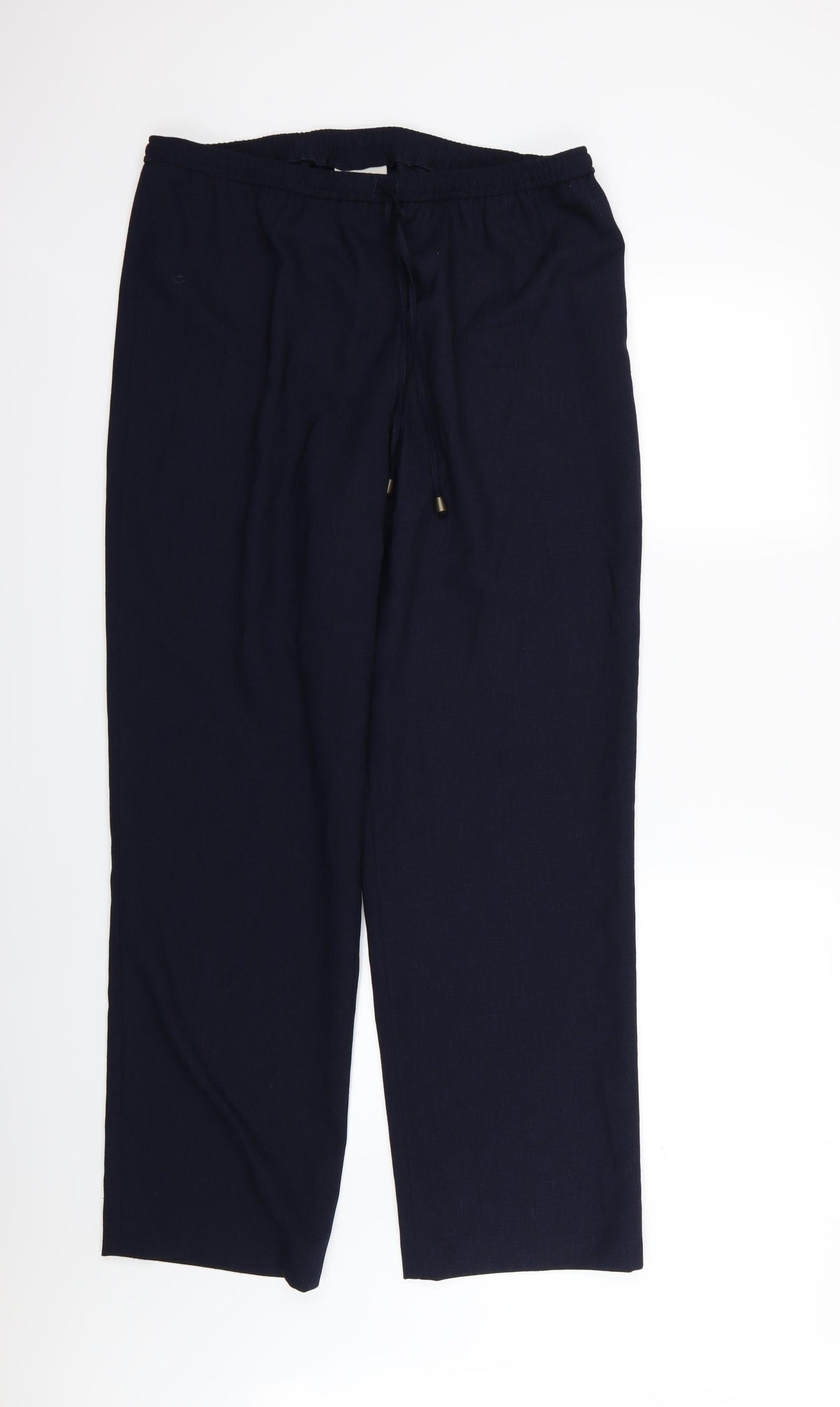 Jacques Vert Womens Blue   Trousers  Size 16 L31 in