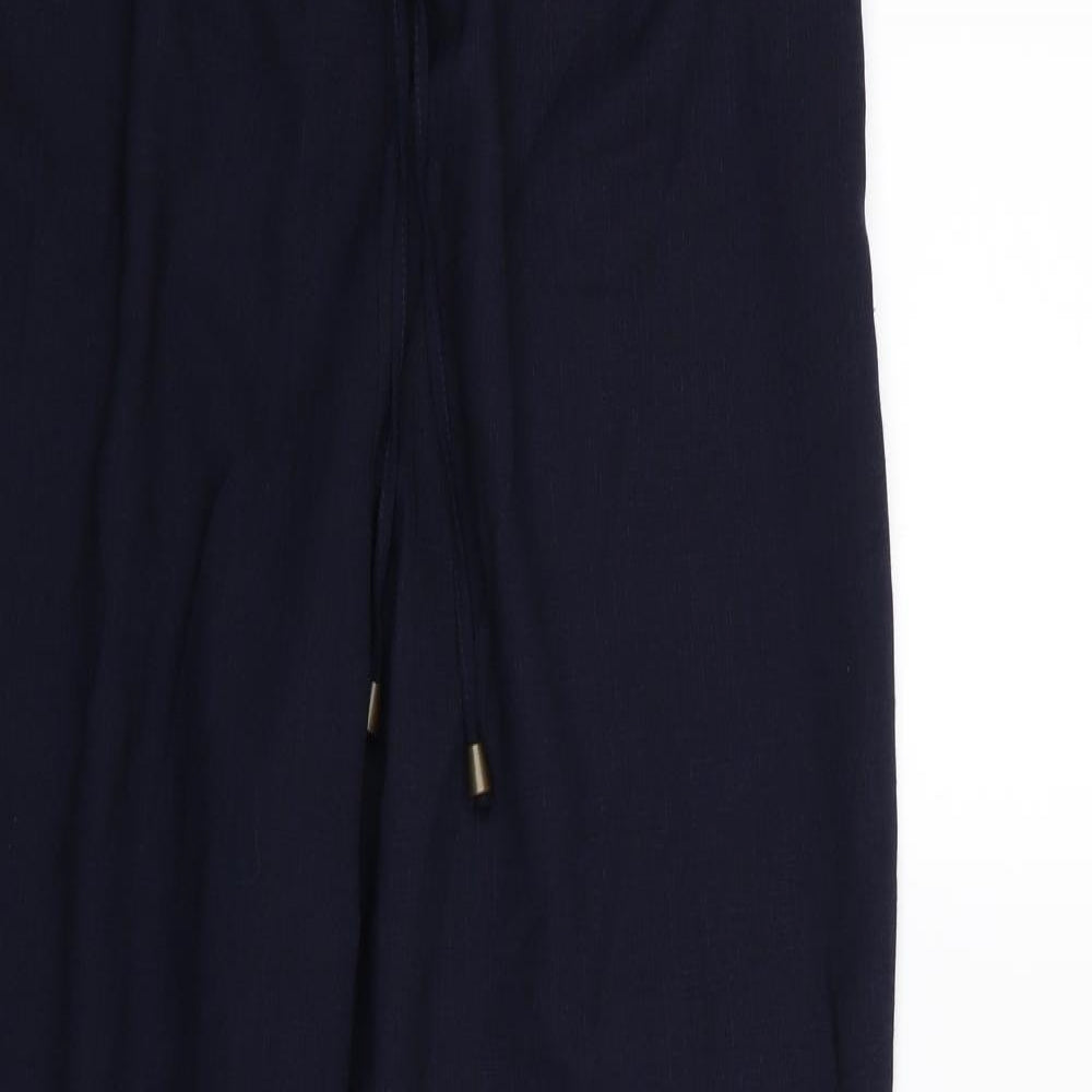 Jacques Vert Womens Blue   Trousers  Size 16 L31 in