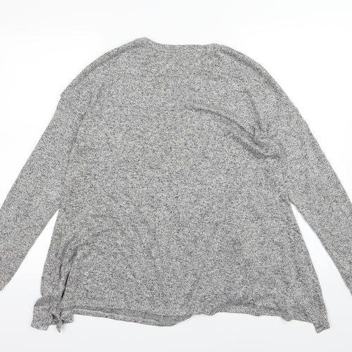 Papaya Womens Grey  Knit Pullover Jumper Size 12